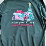 Vineyard Vines  Forest Green Long Sleeve Shirt Photo 4