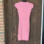 JOE & ELLE  pink short sleeves body con dress woman’s size xtra small mid length Photo 5