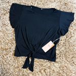 Blashe Black Tie Front Top Photo 0