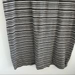 Loft Ann Taylor  Cotton Dark Stripe T-Shirt Dress Large Photo 4