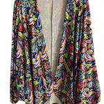 Pioneer‎ Woman kimono colorful open front L/XL Blue Photo 0