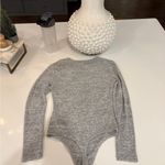 Abercrombie & Fitch Abercrombie Gray Long Sleeve Women's bodysuit top Photo 2