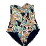 Tommy Bahama  MARE PAISLEY BANDEAU STRAPLESS ONE PIECE SWIMSUIT Photo 1