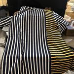 Fine Cotton Striped Black and Yellow T Photo 8