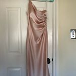 Revelry Blush Pink Jade Satin Dress Size 0 Photo 5