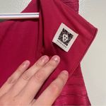 Anne Klein Hot Pink Sleeveless Mini Dress A-Line Stripes Large Party Modest Photo 8