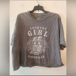 Social Culture Graphic Crop Western Tee, Boots and Nashville Tee Size large Photo 0