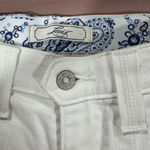 Levi's  Women's White Faux Flap Front Pocket Crop Jeans Size 4 Photo 5