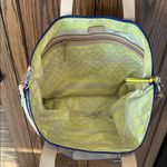 Stella & Dot  Getaway Bag Blue Ikat Travel Carry On Expandable Weekender Photo 3