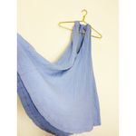 Free People  Beach Lucy Mini Dress Size Large Halter Low Back Blue Bohemian Photo 9