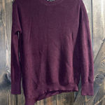 Athleta  Burgundy Crewneck Ribbed Sweater   Photo 0