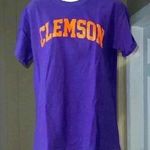 Clemson T Shirt Size Medium Purple Photo 0