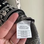 NEW $595 Cara Cara Lillia dress in black scroll terrace long sleeve chic romance Photo 10