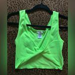 Love j  Vibrant Lime Wrap Tank Top Photo 0
