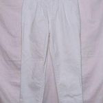 Eunina White Wash Denim Tobi Super High Rise Ankle Crop Paperbag Mom Jean size 1 Photo 0