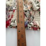 Venus  Floral Blouse Size 2 Oversize Lace Flounce Sleeve Milkmaid Prairie (M) Photo 9