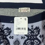 Free People  Intimately Falling For You Bralette Blue Motif Snowy‎ Combo Size XL Photo 4