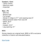 Urban Outfitters BDG 90’s Mid-Rise Bootcut Contrast Stitch Jeans Photo 4