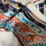 Styleholic Womens Aztec Southwestern Open Front Cardigan Sweater S/M Fringe Knit Size M Photo 5