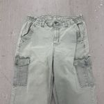 American Eagle Outfitters AE Olive Green Cargo Pants Size 14 Stretch Normcore Photo 1