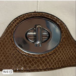 Coach  Penelope White and Brown Leather Shoulder/Tote Bag, No. B1182-F16532 Photo 2