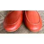 Talbots Classic Cassidy Loafers Burnished Leather Cognac Burnt Orange 10 M Shoe Photo 6