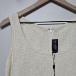 St. John Couture Dress Size 10 Cream Platinum Melange Bouclé Knit Sleeveless NWT Photo 2