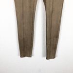 Spanx Faux Suede Leggings Size Small Tan High Rise Stretch Neutral Quiet Luxury Photo 10
