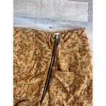 Veronica Beard Spencer Floral Print Ruffle Zip Font Skirt Size 2 Saffron Photo 2