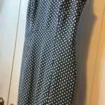 Land's End Chic Blue Geometric Pattern Sleeveless Sheath Dress Business Casual # Size 6 Photo 5