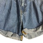 One Teaspoon Streetwalkers High Waist 80s Fit Denim Jean Shorts Venice Blue 25 Photo 4