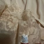 Vanity Fair Vintage 70s Nylon Lace Lingerie Slip Set Coquette Cream Size Small Photo 3