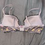 Victoria's Secret VERY SEXY PUSH UP BRA PINK BOW FLORAL LOGO PRINT 34C Photo 4