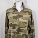 AnyBody Green Camo Pullover Size XXS Sporty Camo Top Photo 1