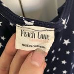 Navy and White Stars Bodysuit Size L Blue Size L Photo 5