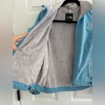 The North Face Teal Full Zip Up Size XS Fleeced Lined Hooded Longsleeve Photo 4