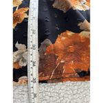 MELLODAY Black Muti-color Sheer Floral Print Pleated Long Sleeve Mini Dress Sz L Photo 13