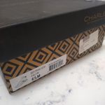 Charles David Charles by  Calvin Block Heel Black Gladiator Sandals Photo 6