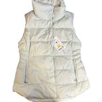 Athleta NWT  Glacier Green Downtown Full Zip Insulated Puffer Vest Women's Medium Photo 2