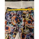 Nan Made Skull Leggings M Cute Whimsy Goth Colorful Streetwear Punk Biker Skater Orange Size M Photo 5