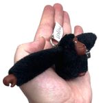 Kipling Davina Monkey Ape Black Brown Keychain Photo 1