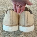 Tod's Beige Leather Francesina Espadrilles Slip On Sneakers Metallic Raffia 39.5 Photo 6