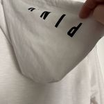 PINK - Victoria's Secret VS Pink Light weight white with pastel logo hoodie size Xtra Small Photo 5