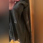 Free People ‘Suzie’ Oversized Poncho Jacket Cape in Washed Black Size XS/Small Photo 8