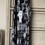 Kohls Three Pink Hearts Black And White Dress  Photo 1