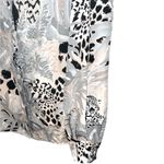 Alfred Dunner Abstract Jungle Print Button Down Blouse Black Size undefined Photo 4