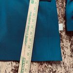 Boston Proper  Beyond Travel Classic Boyfriend Blazer in‎ Teal Women's 18 Photo 5