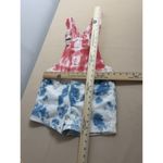 SO  Junior Size 12 Romper Bib Shortalls Americana Denim 4 Pockets Designed K2k Photo 6