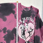Disney ‎ The Nightmare Before Christmas Love Is Eternal Tie-Dye Sweatshirt XL Photo 5