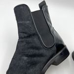 Clarks  x Orla Kiely Ponyhair Chelsea Boots Black Leather Booties Photo 7